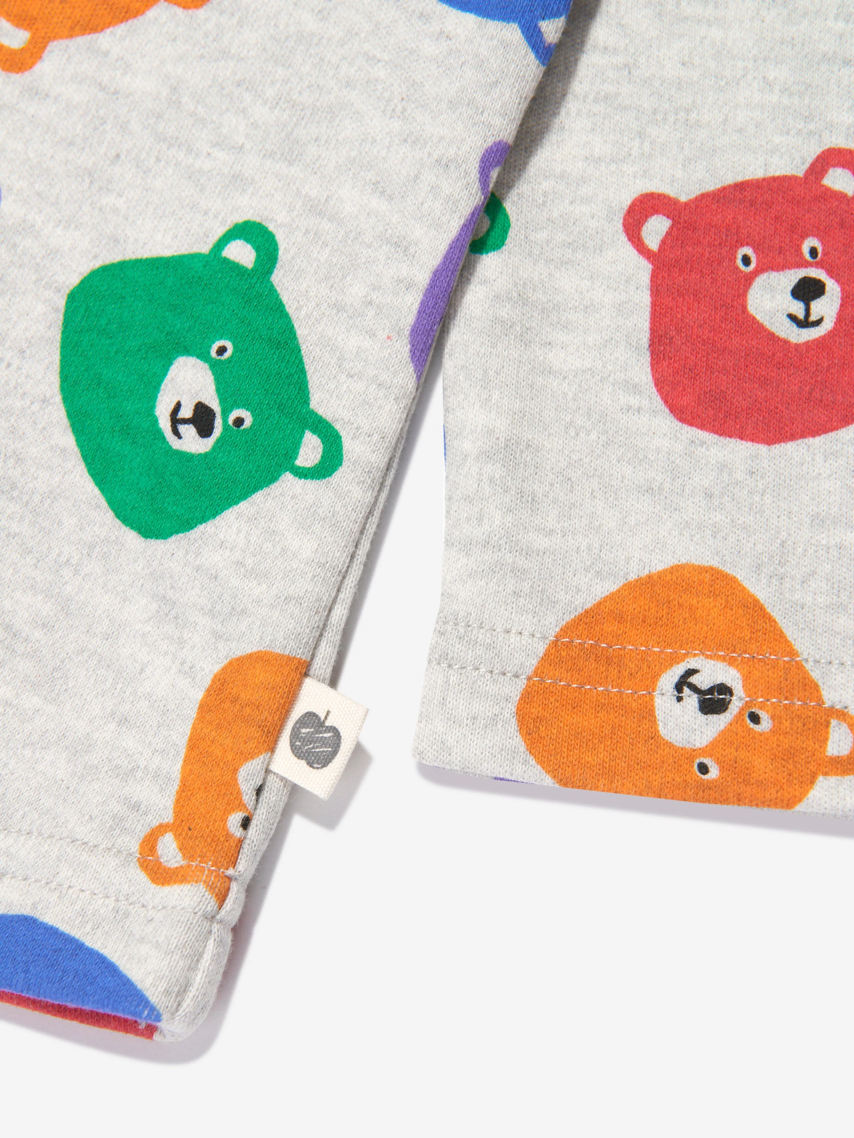 The Bonnie Mob Kids Long Sleeve Bears T-Shirt in Multicolour