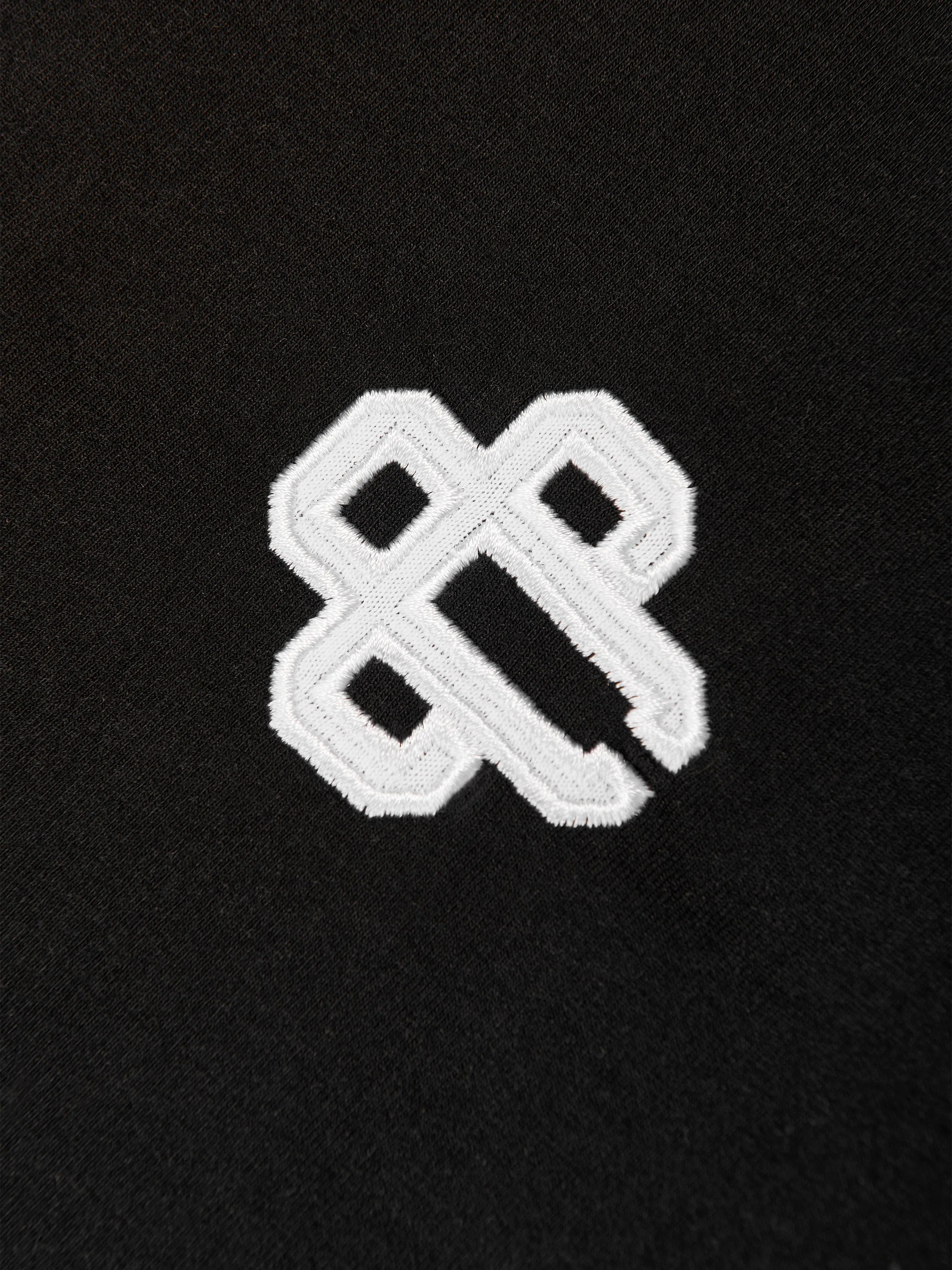 The Couture Club Kids Emblem Applique T-Shirt in Black