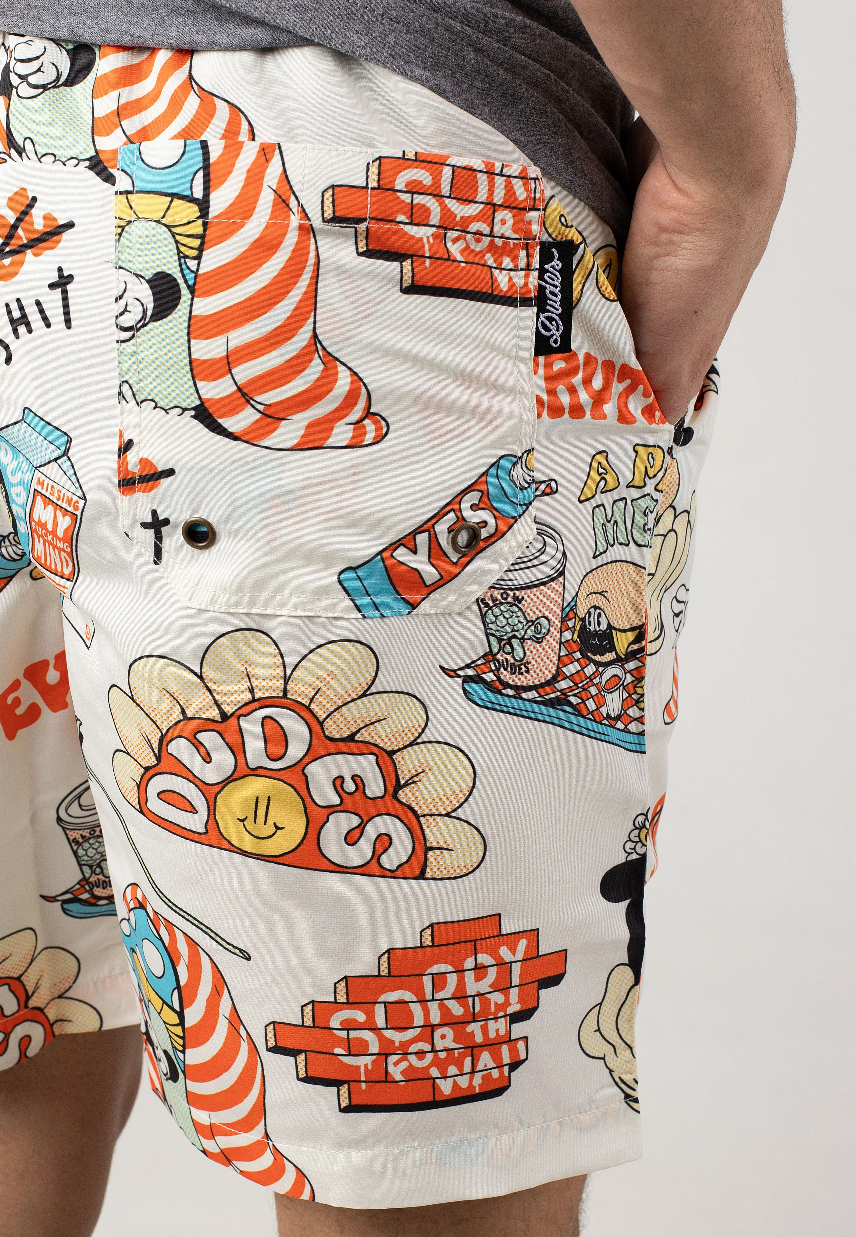 The Dudes - A Pill Meal Multicolor - Board Shorts