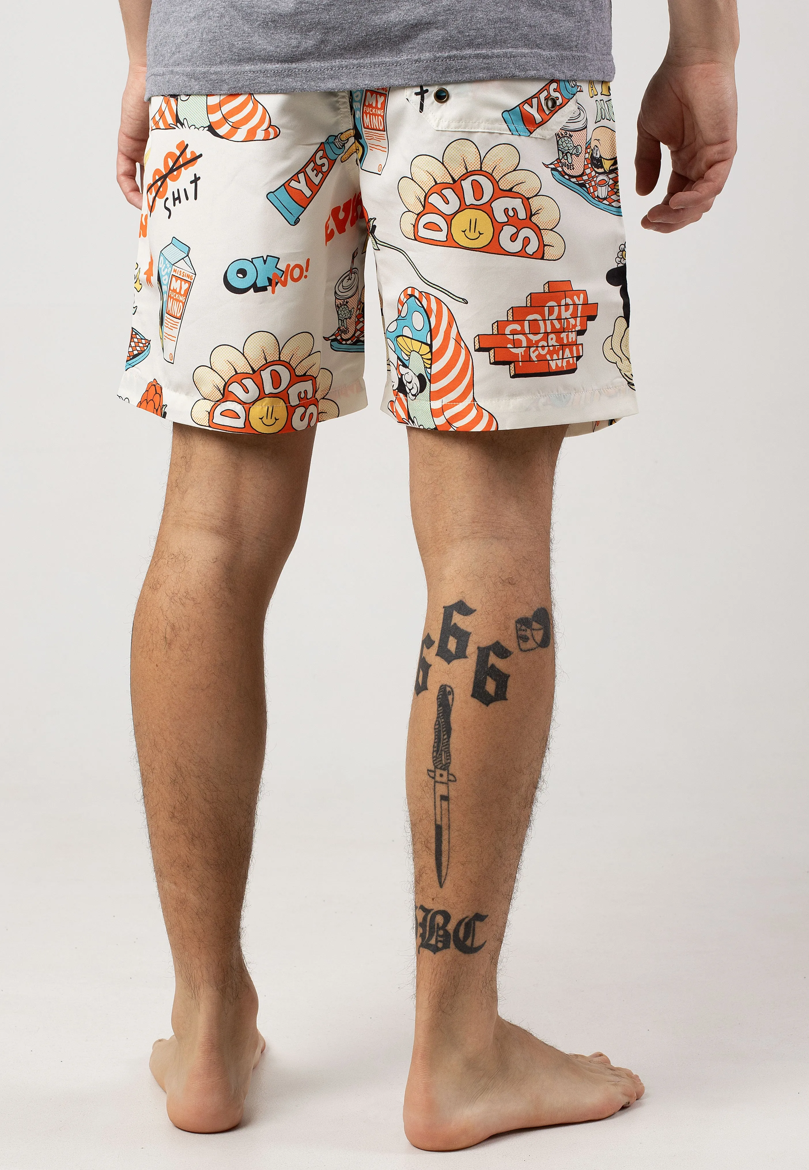 The Dudes - A Pill Meal Multicolor - Board Shorts
