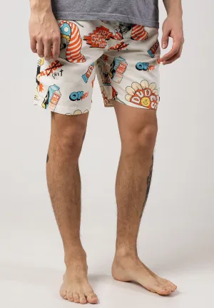 The Dudes - A Pill Meal Multicolor - Board Shorts