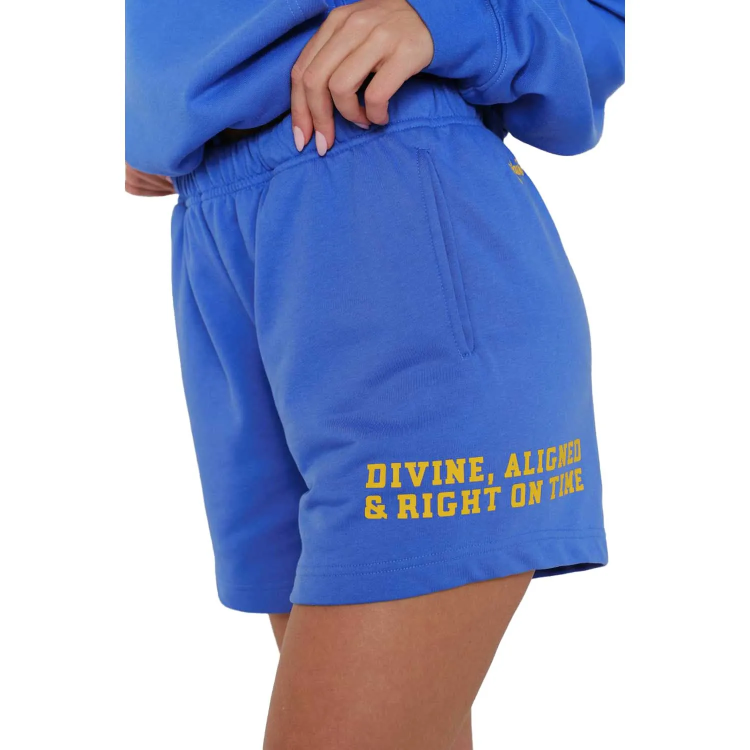 The Mayfair Group Women's Angel Track Sweatshorts