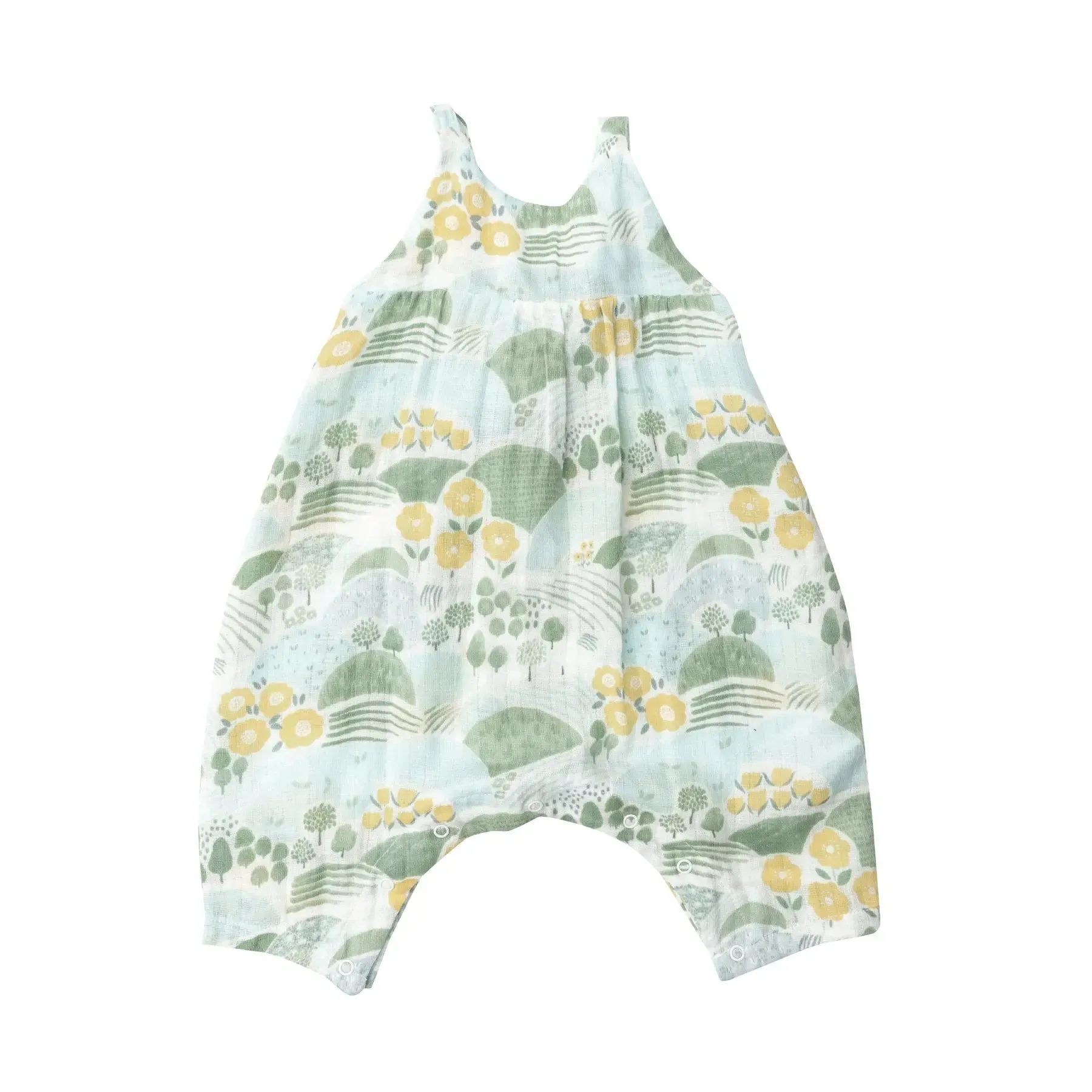 Tie Back Romper - Cute Country Floral | Angel Dear