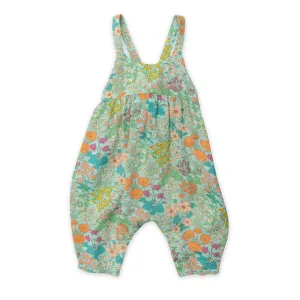 Tie Back Romper Pink - Meadowlands Floral | Angel Dear
