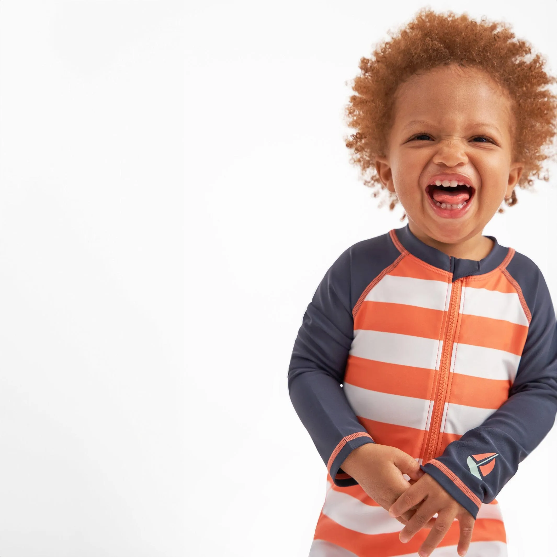 Toddler Boys UPF 50  Stripe Rash Guard Gerber Childrenswea