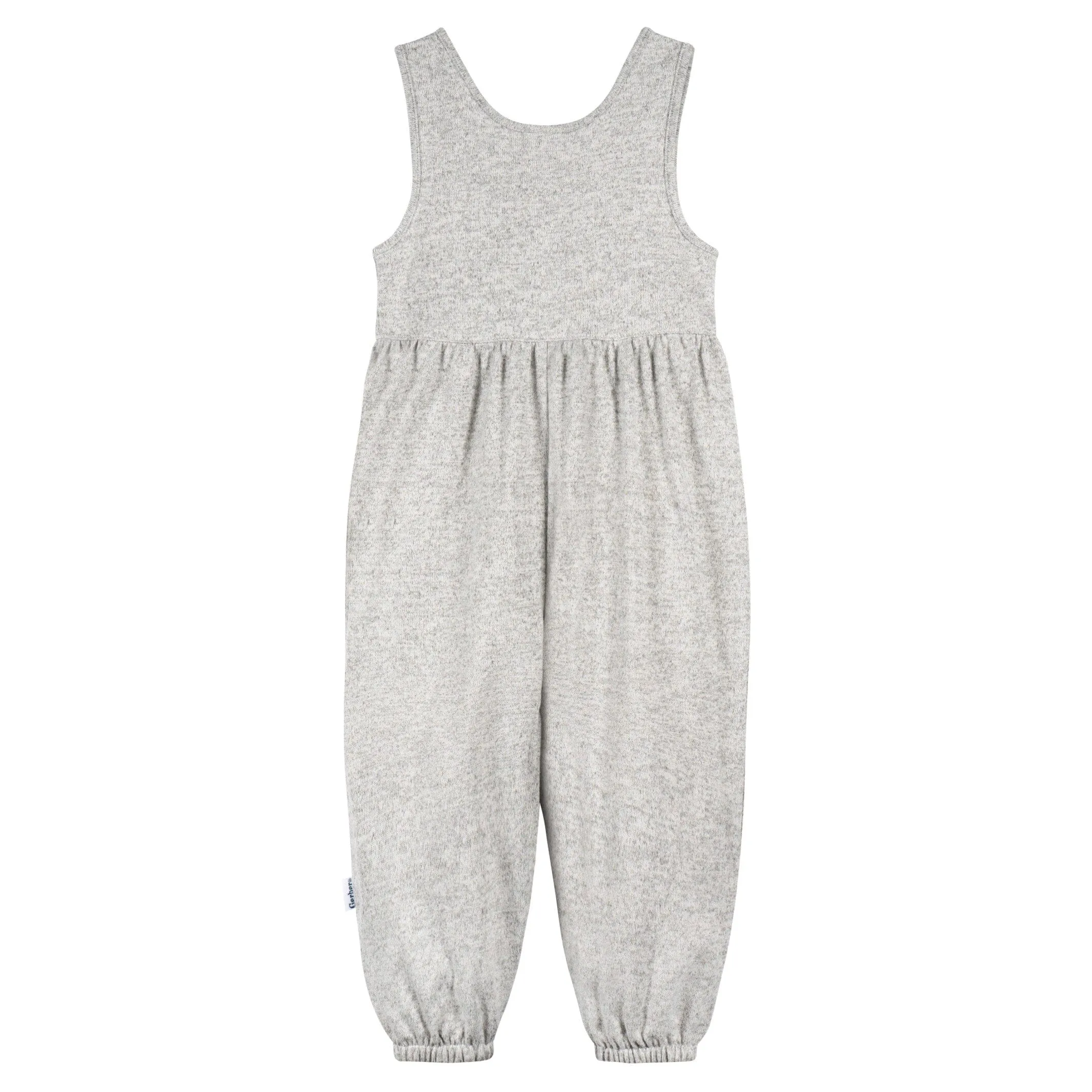 Toddler Girls Light Grey Heather Hacci Romper Gerber Childrenswea