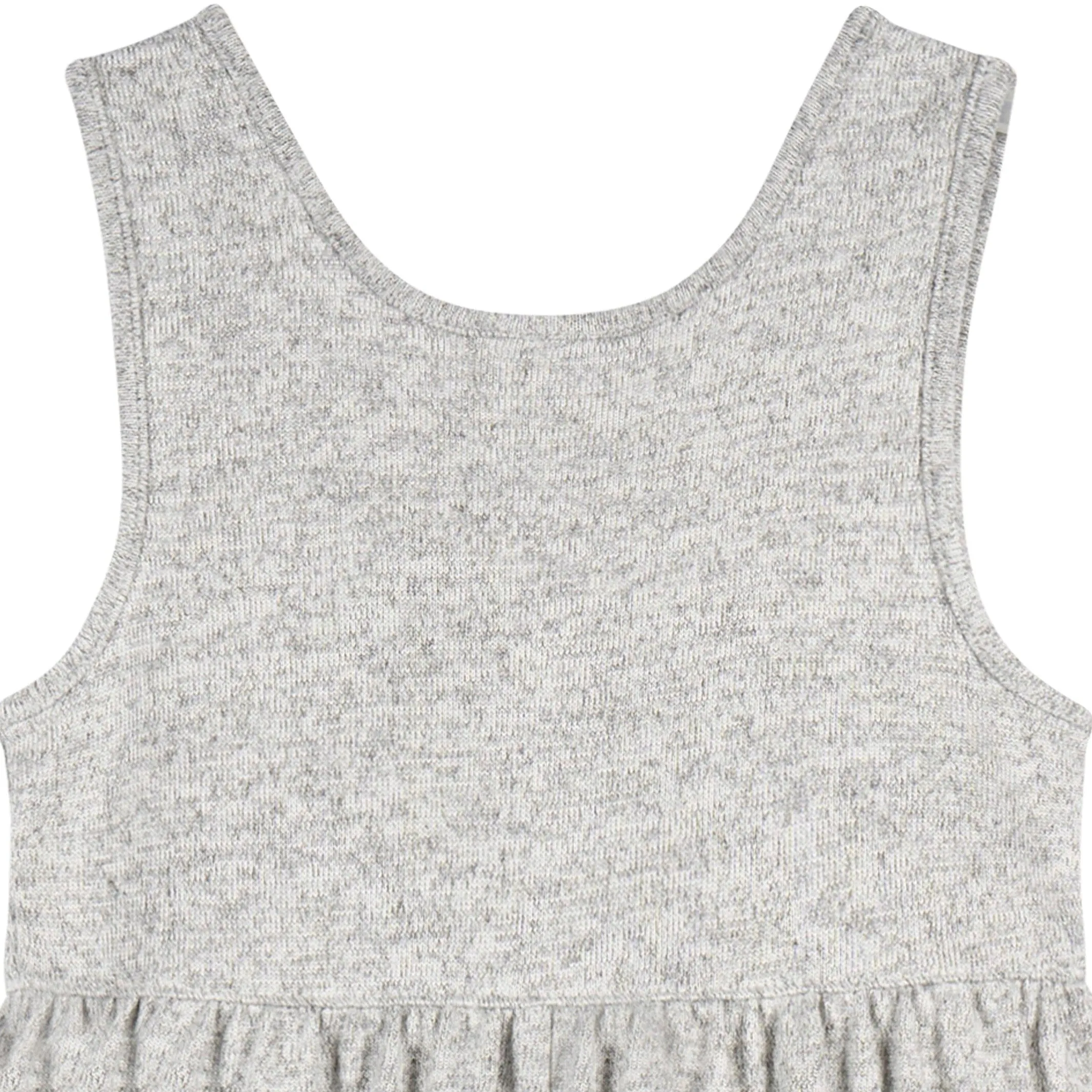 Toddler Girls Light Grey Heather Hacci Romper Gerber Childrenswea