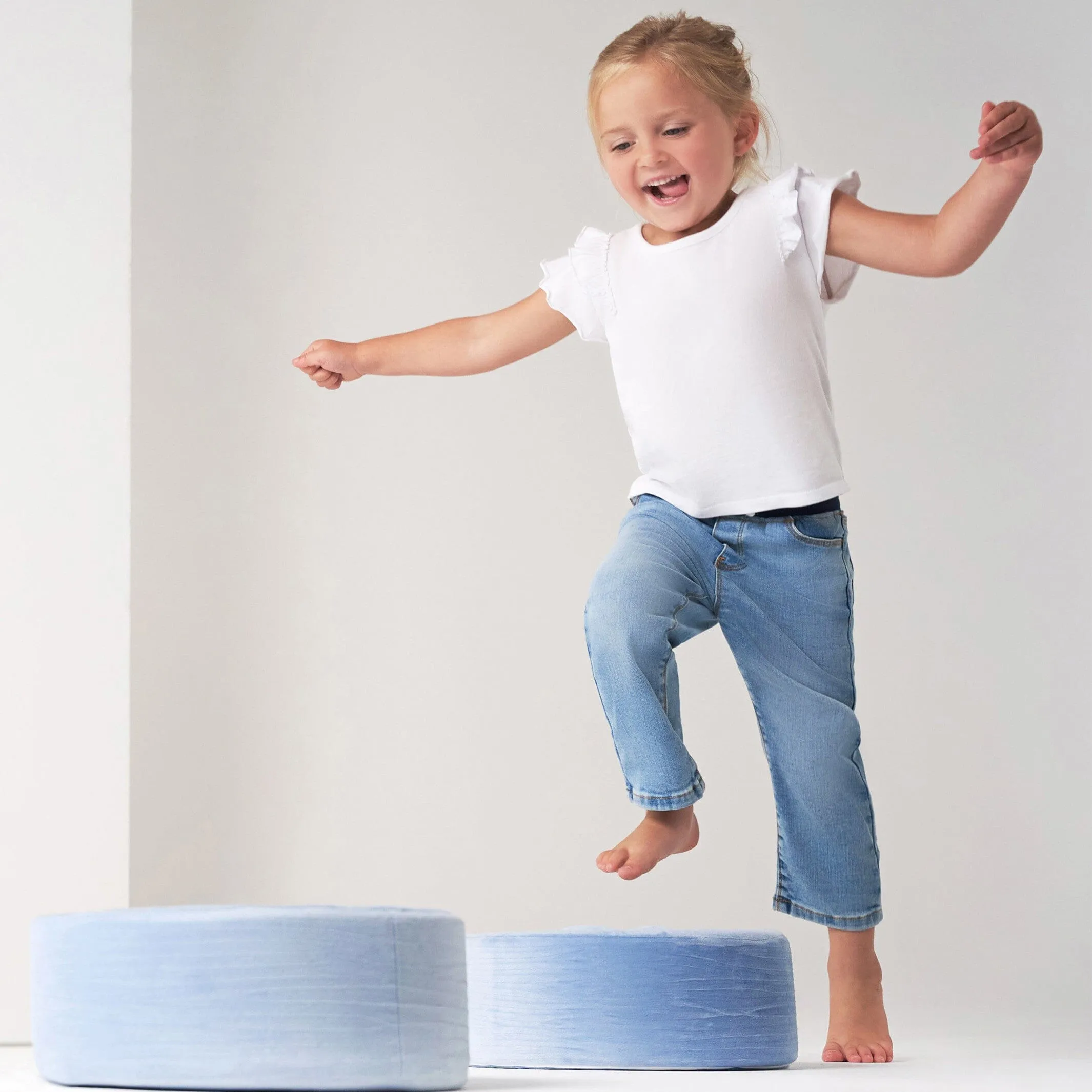 Toddler Neutral Light Blue Skinny Denim Jeans Gerber Childrenswea