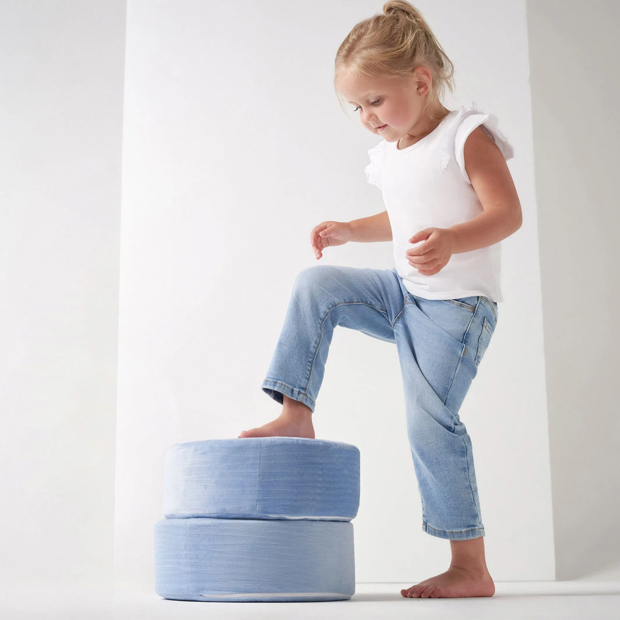 Toddler Neutral Light Blue Skinny Denim Jeans Gerber Childrenswea