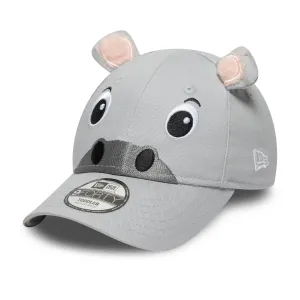 Toddler New Era Animal Hippo Grey 9FORTY Adjustable Cap Billy J