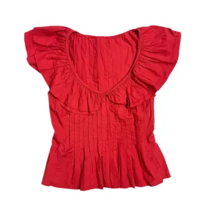 Top Sleeveless By Forever That Girl In Red, Size: Xs