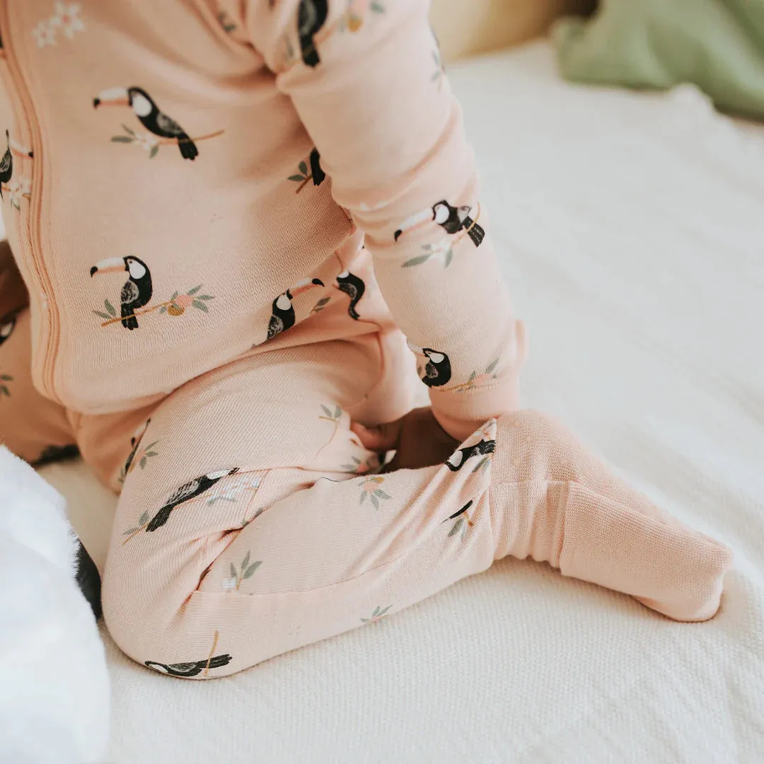 Toucans on Papaya Convertible Sleeper| Petit Lem