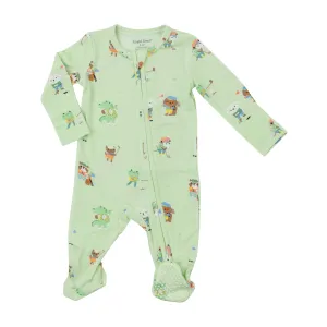 Two Way Zipper Footie - Golfing Animal | Angel Dear