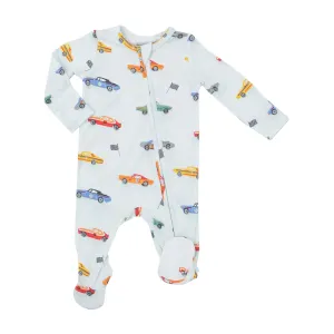 Two Way Zipper Footie - Muscle Cars | Angel Dear