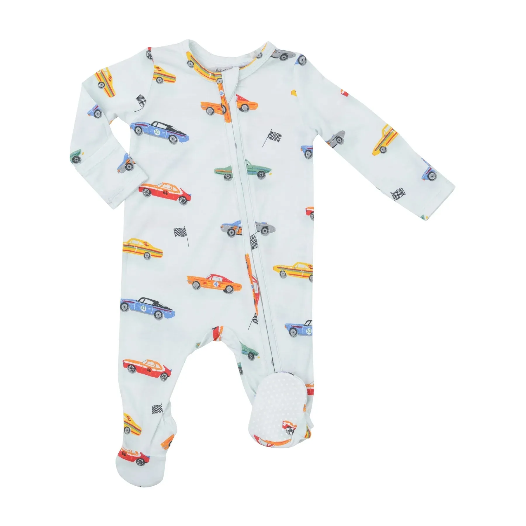 Two Way Zipper Footie - Muscle Cars | Angel Dear