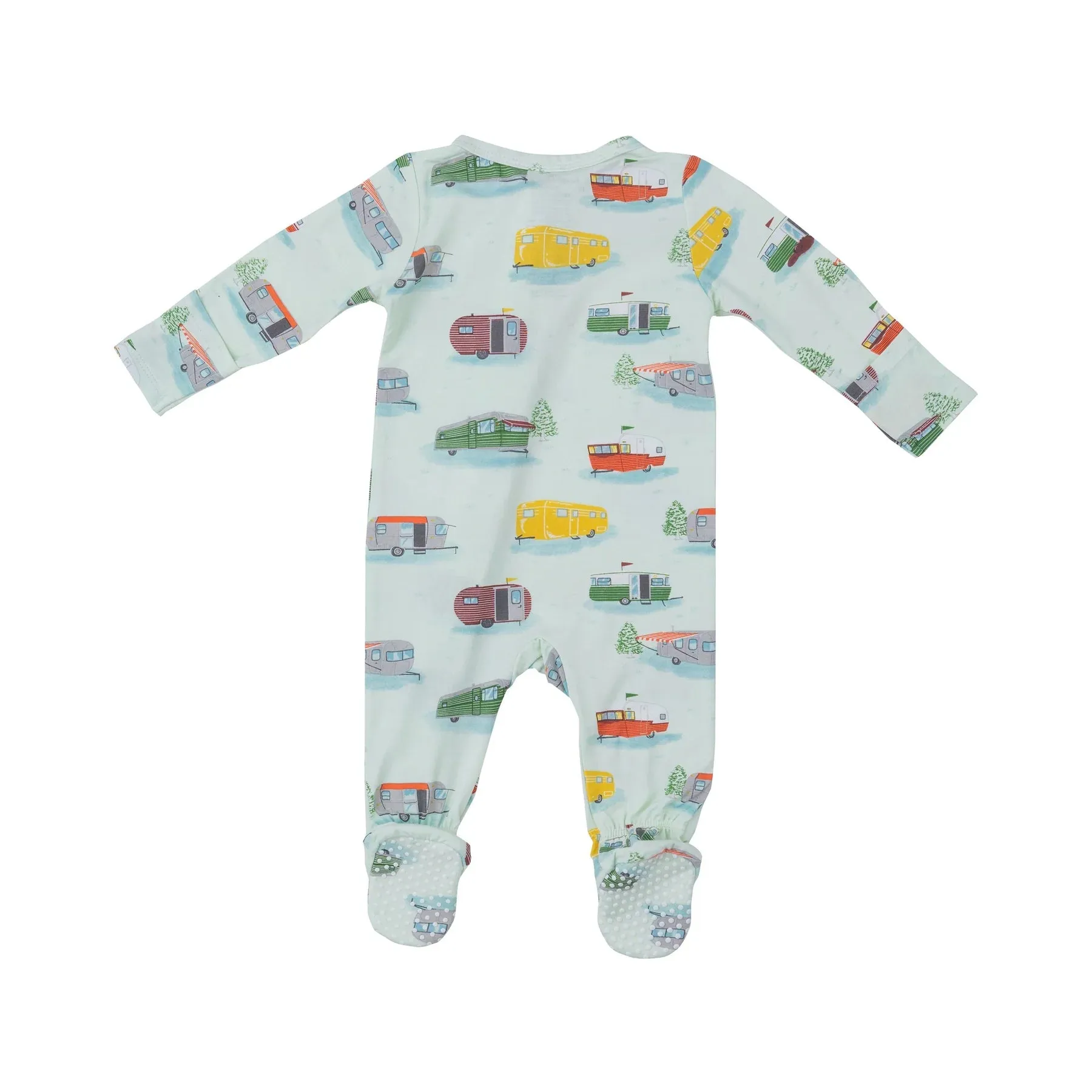 Two Way Zipper Footie - Vintage Campers | Angel Dear