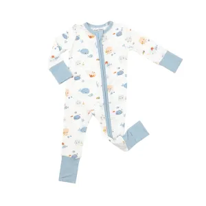 Two Way Zipper Romper - Cute Ocean | Angel Dear