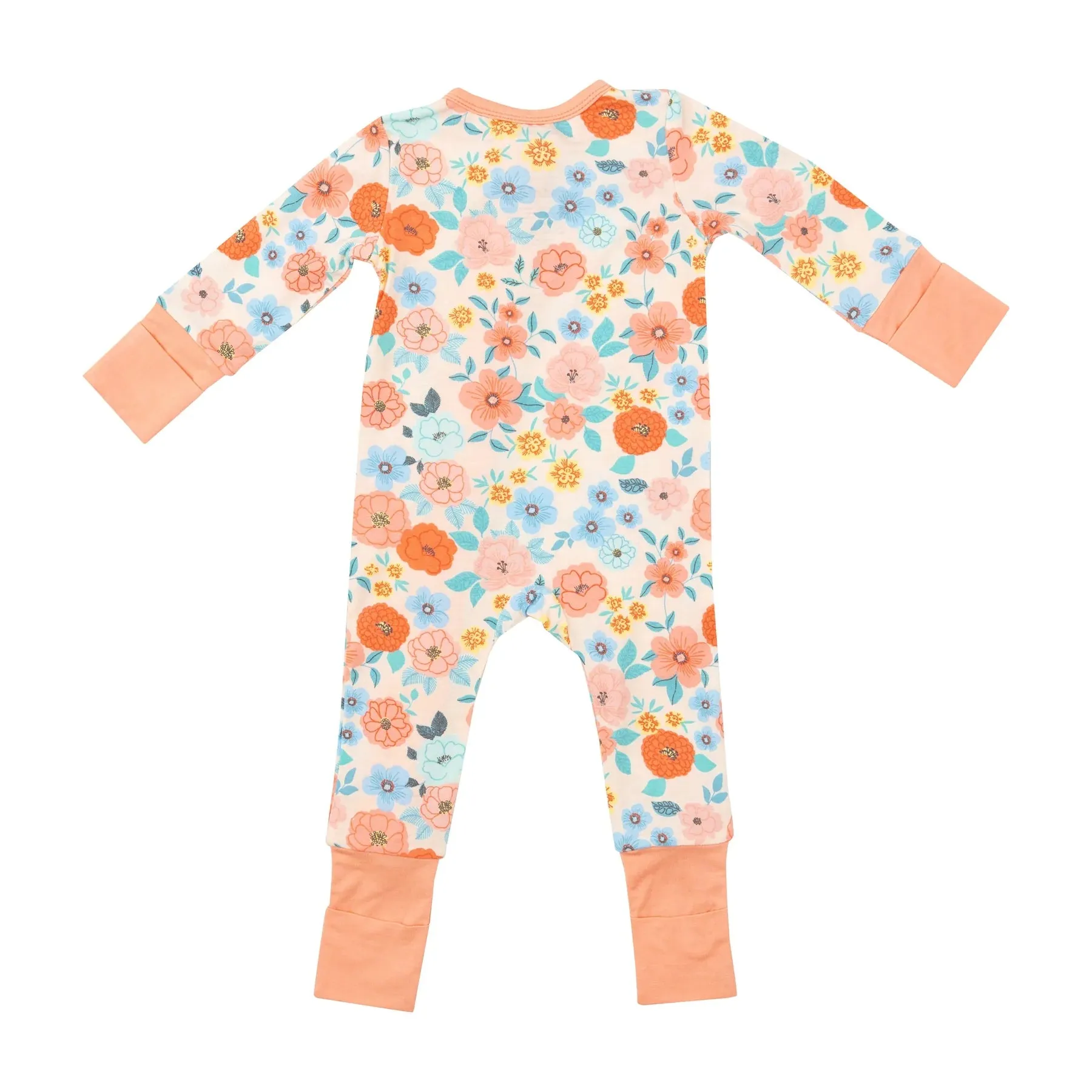 Two Way Zipper Romper - Flower Cart | Angel Dear