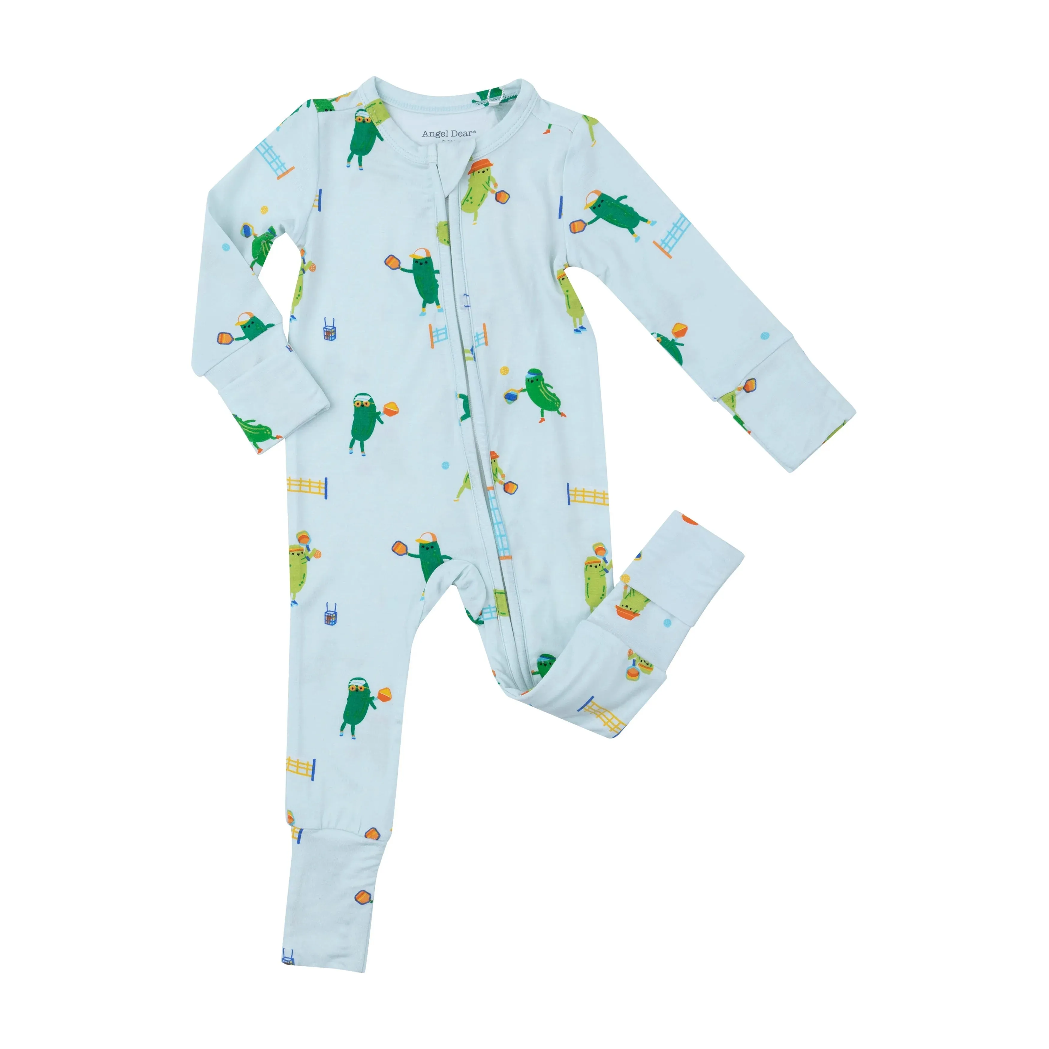 Two Way Zipper Romper - Pickleball | Angel Dear