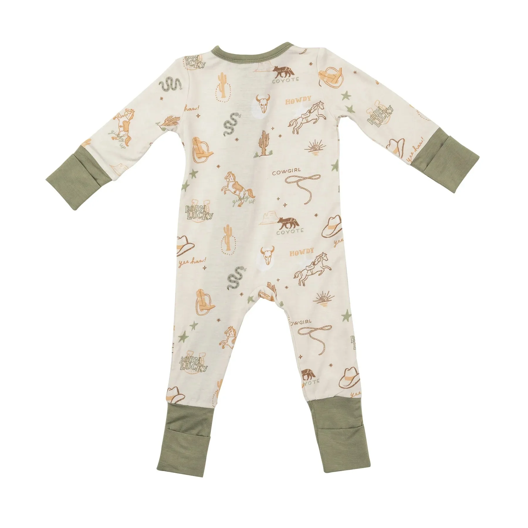 Two Way Zipper Romper - Wild Wild West | Angel Dear