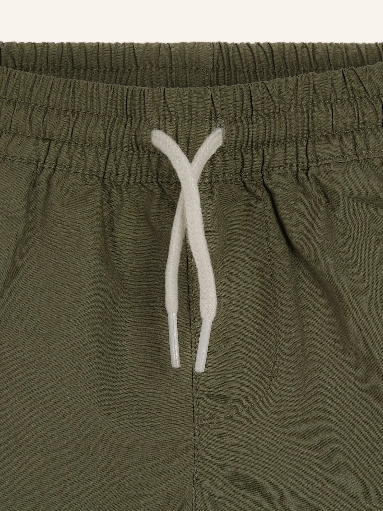 Unisex Cotton Poplin Pull-On Shorts for Toddler