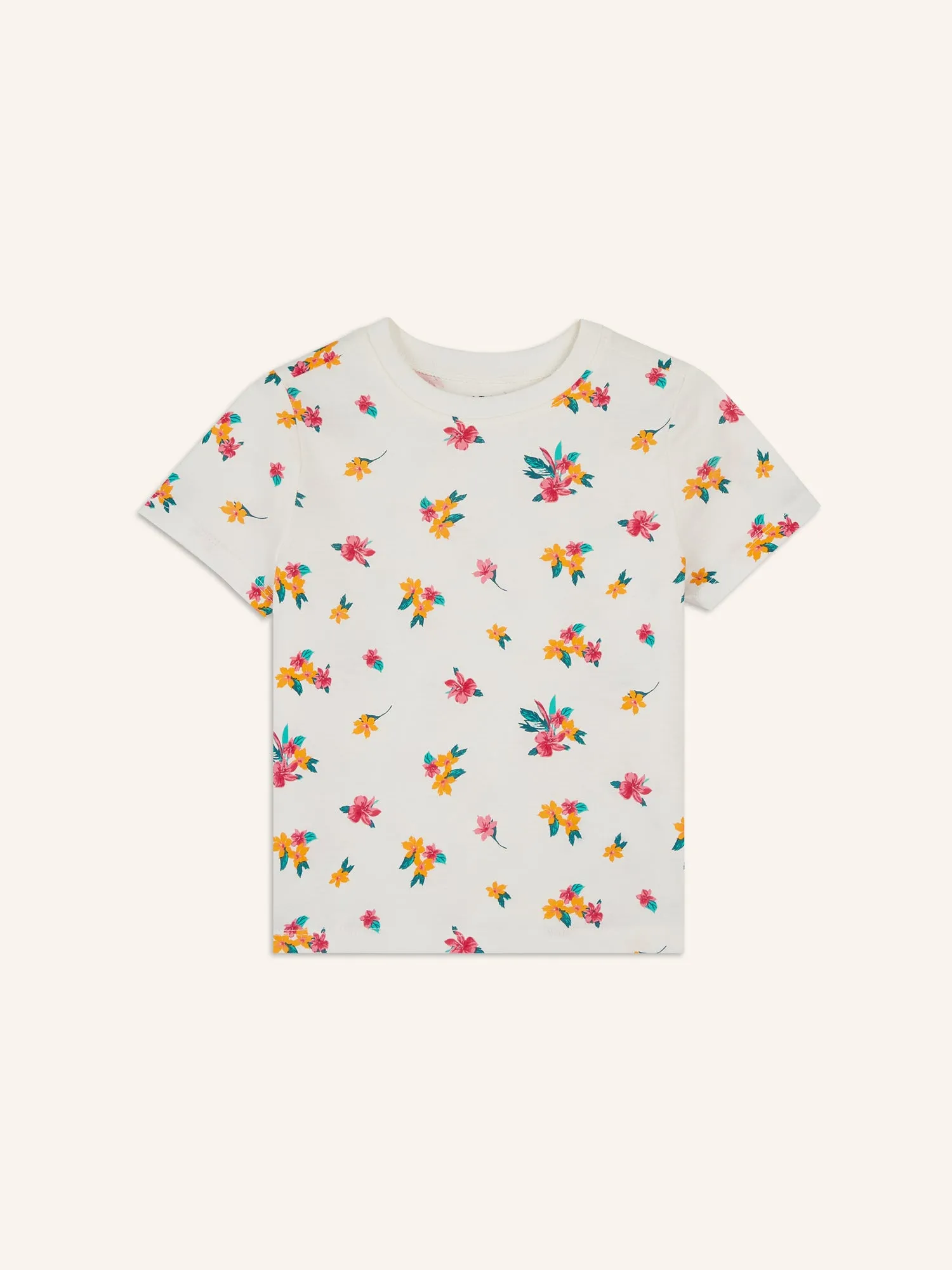 Unisex Printed Crew-Neck T-Shirt for Toddler