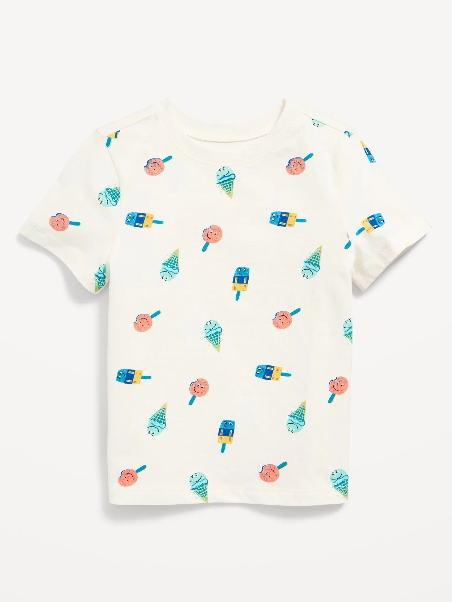 Unisex Printed Crew-Neck T-Shirt for Toddler