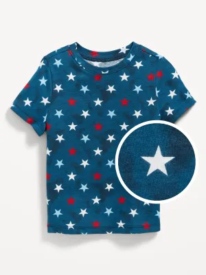 Unisex Printed Crew-Neck T-Shirt for Toddler
