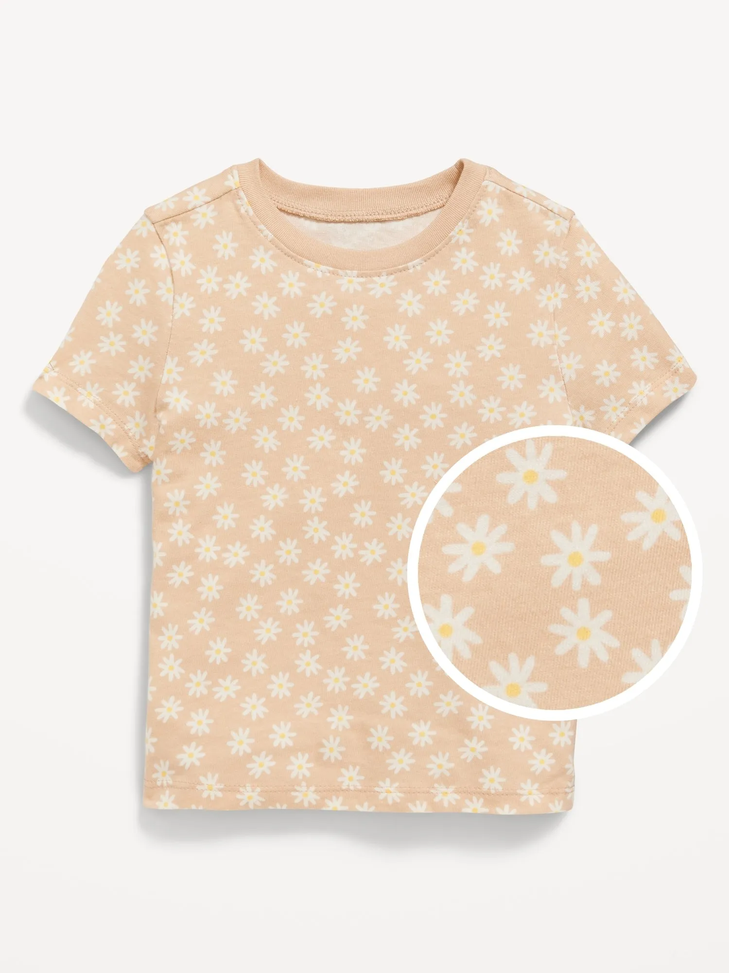 Unisex Printed Crew-Neck T-Shirt for Toddler