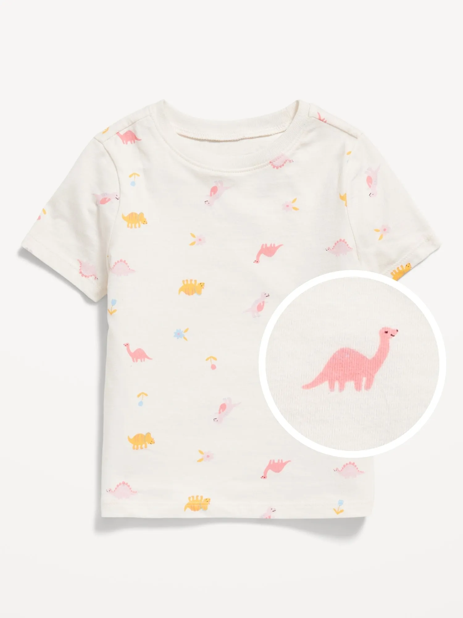 Unisex Printed Crew-Neck T-Shirt for Toddler