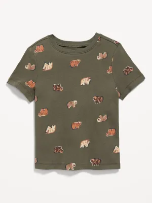 Unisex Printed Short-Sleeve T-Shirt For Toddler