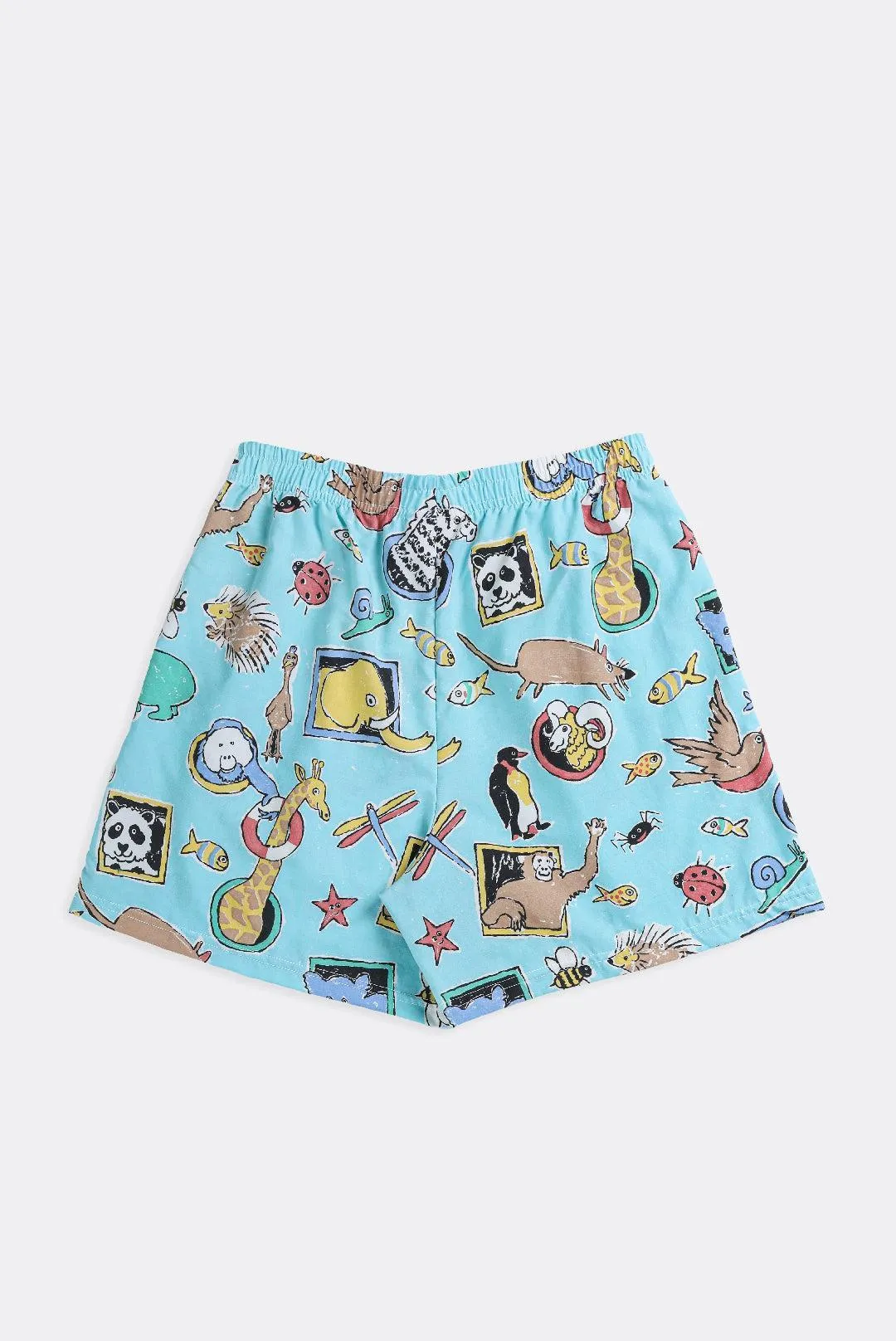 Unisex Rework Animal Print Boxer Shorts - XS, L Frankie