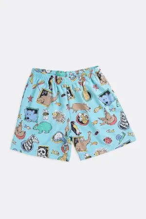 Unisex Rework Animal Print Boxer Shorts - XS, L Frankie