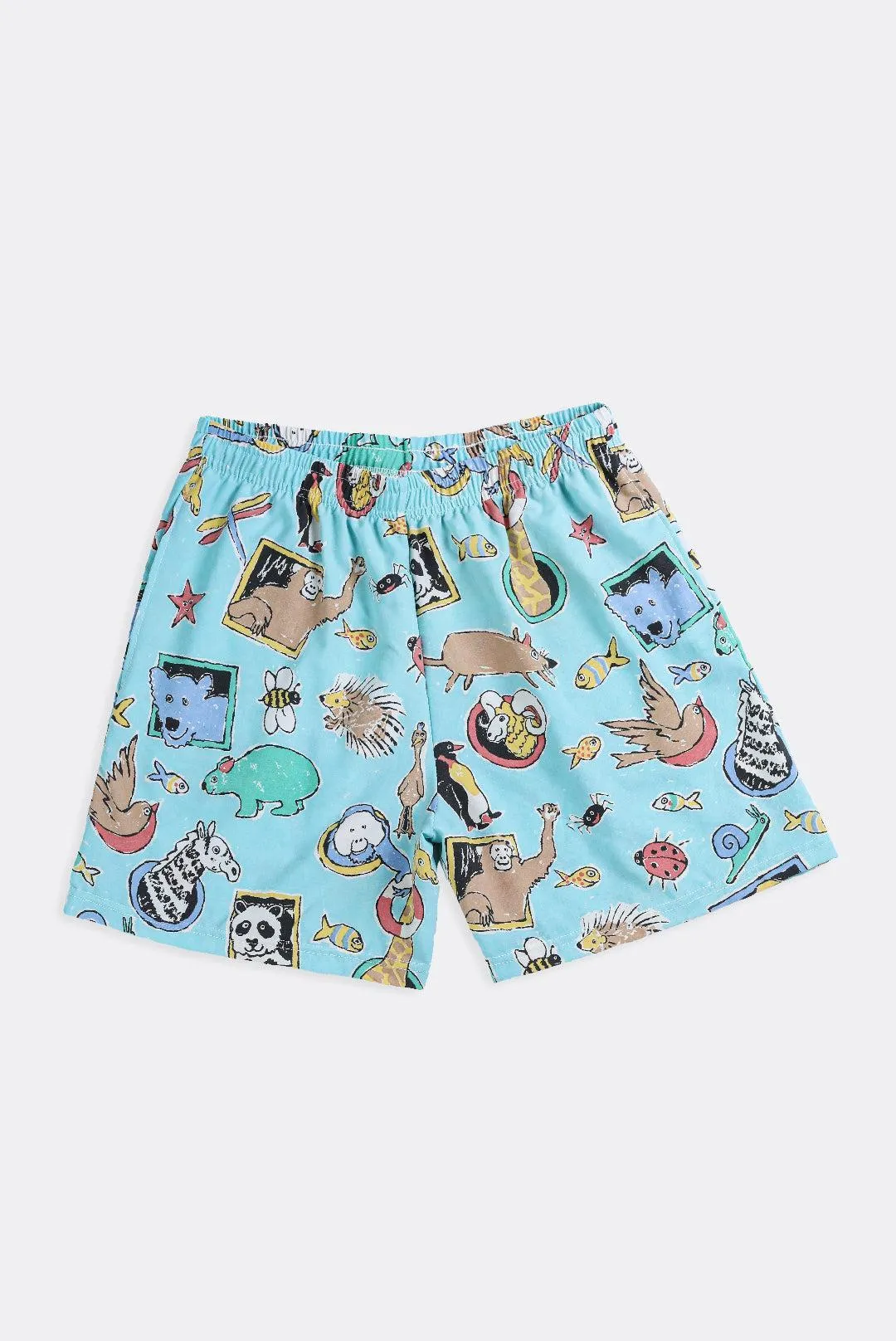 Unisex Rework Animal Print Boxer Shorts - XS, L Frankie