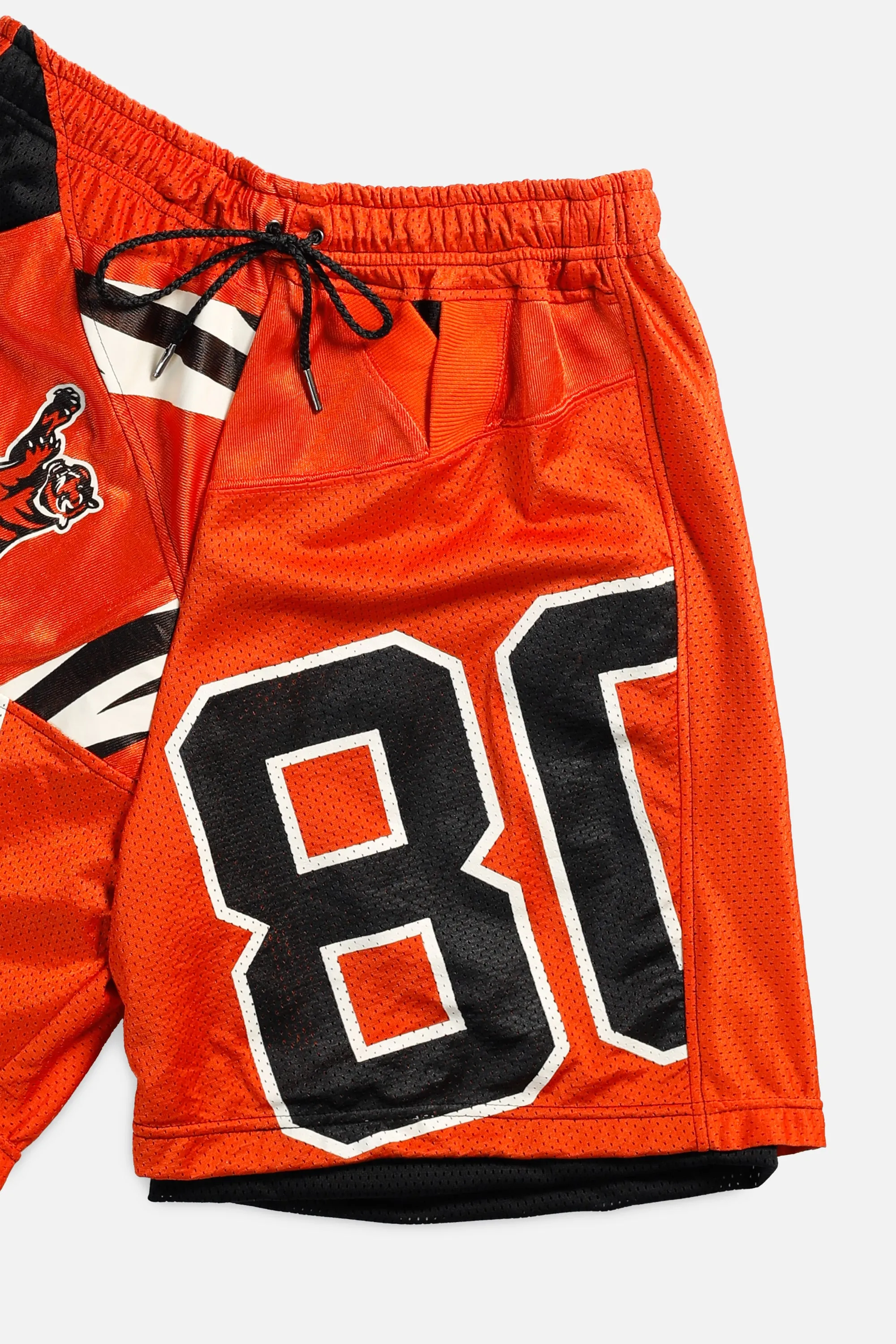Unisex Rework Cincinnati Bengals Jersey Shorts - M Frankie