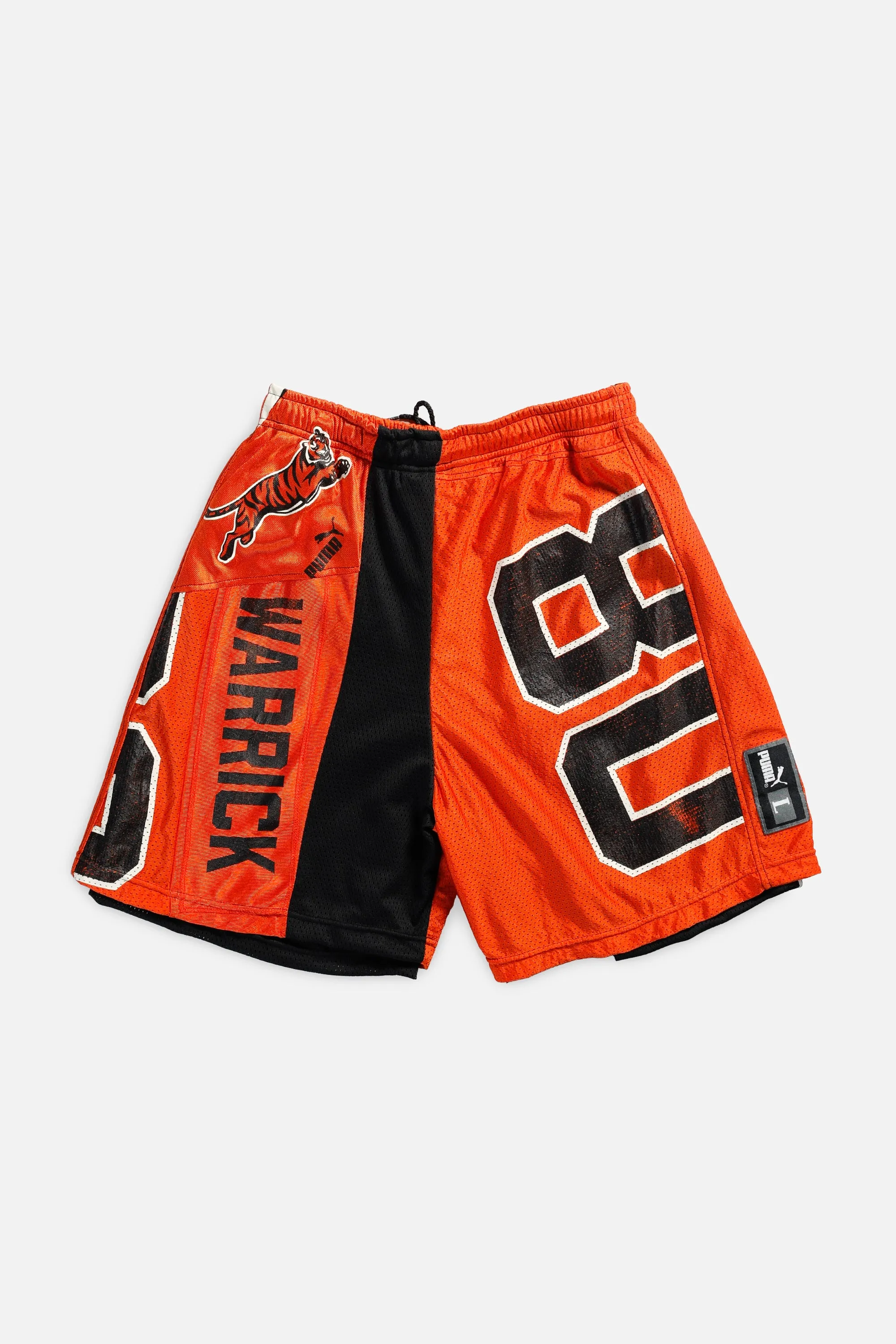 Unisex Rework Cincinnati Bengals Jersey Shorts - M Frankie