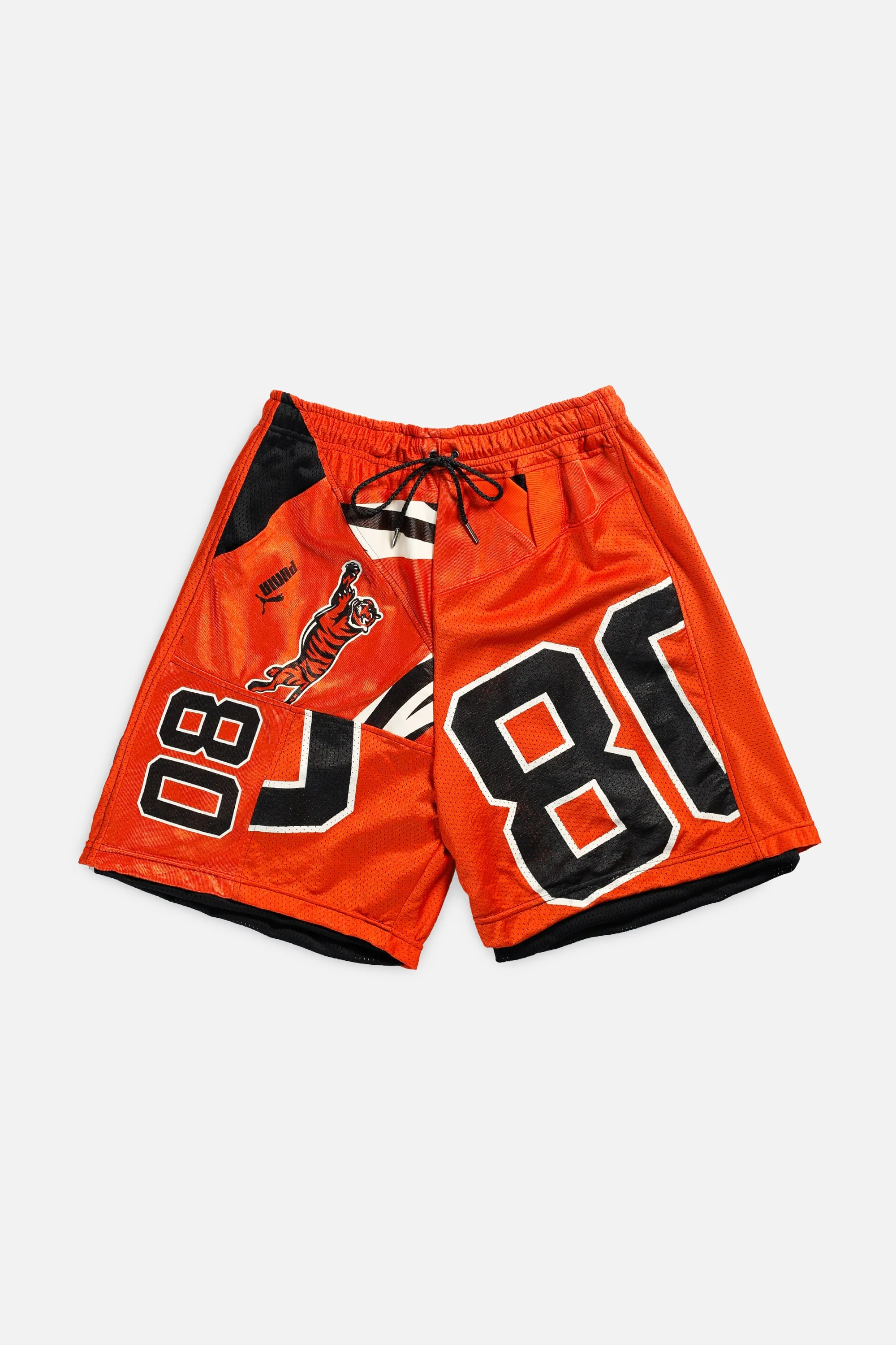 Unisex Rework Cincinnati Bengals Jersey Shorts - M Frankie