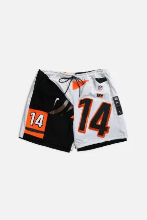 Unisex Rework Cincinnati Bengals NFL Jersey Shorts - XL Frankie