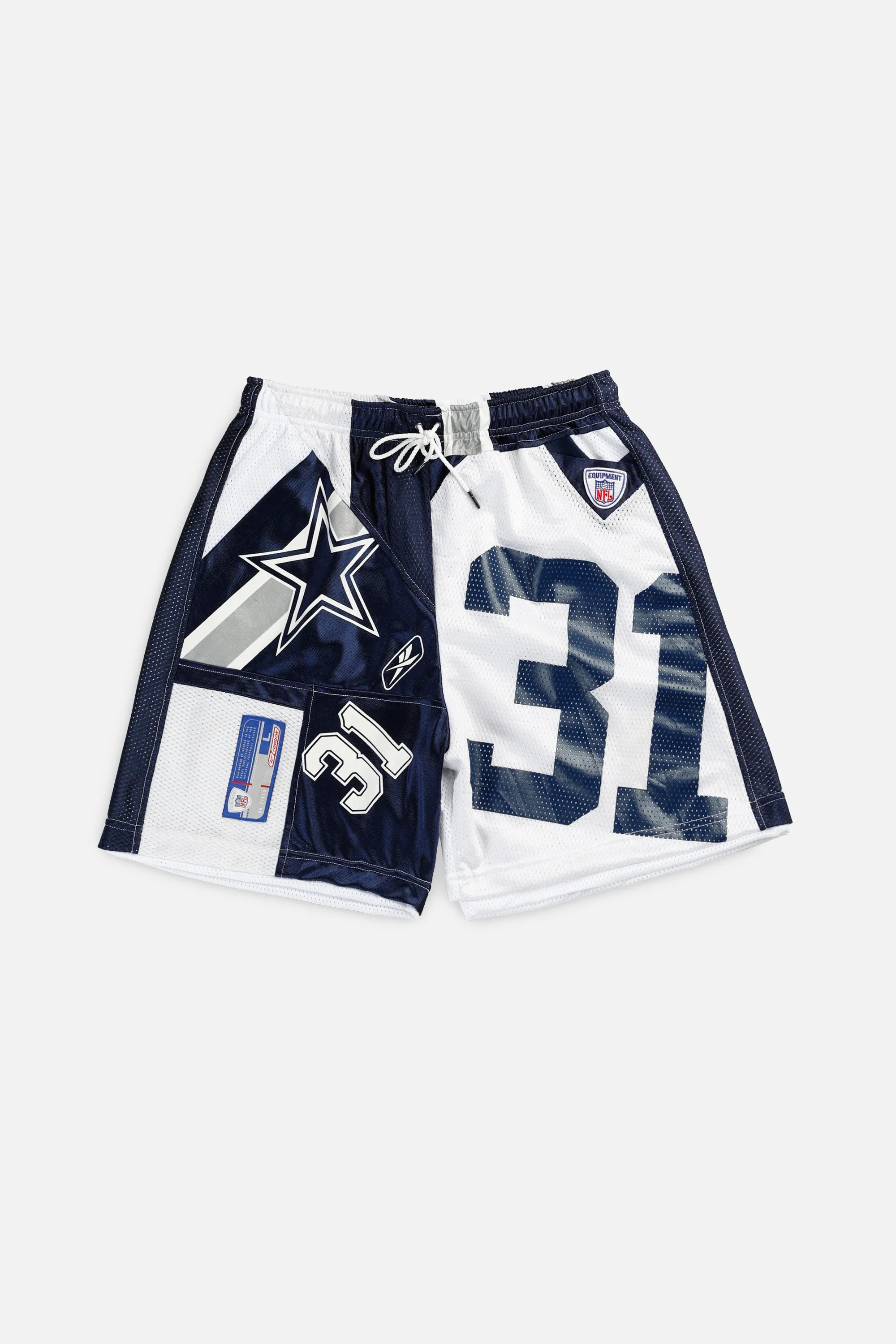 Unisex Rework Dallas Cowboys NFL Jersey Shorts - L Frankie