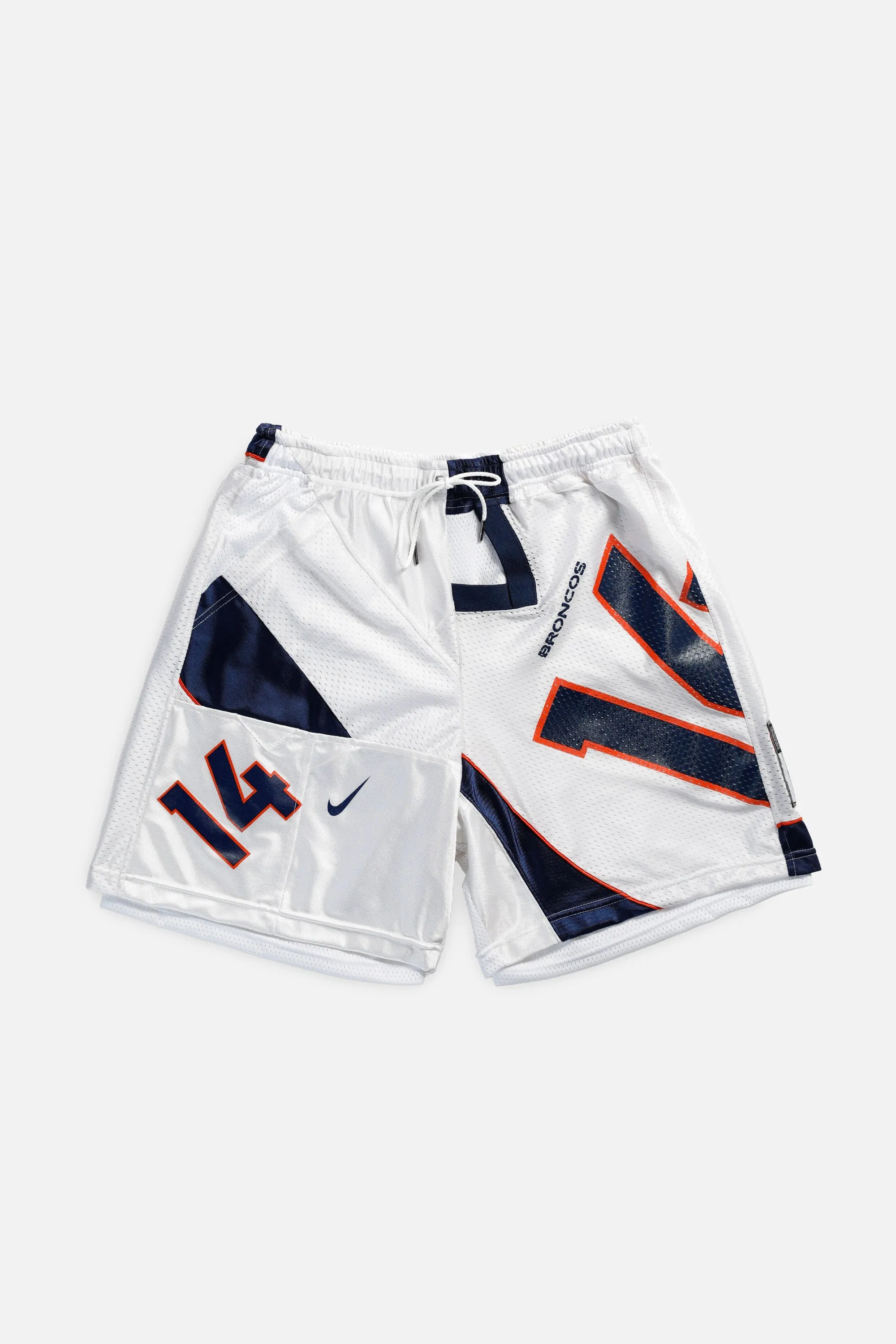 Unisex Rework Denver Broncos Jersey Shorts - L Frankie