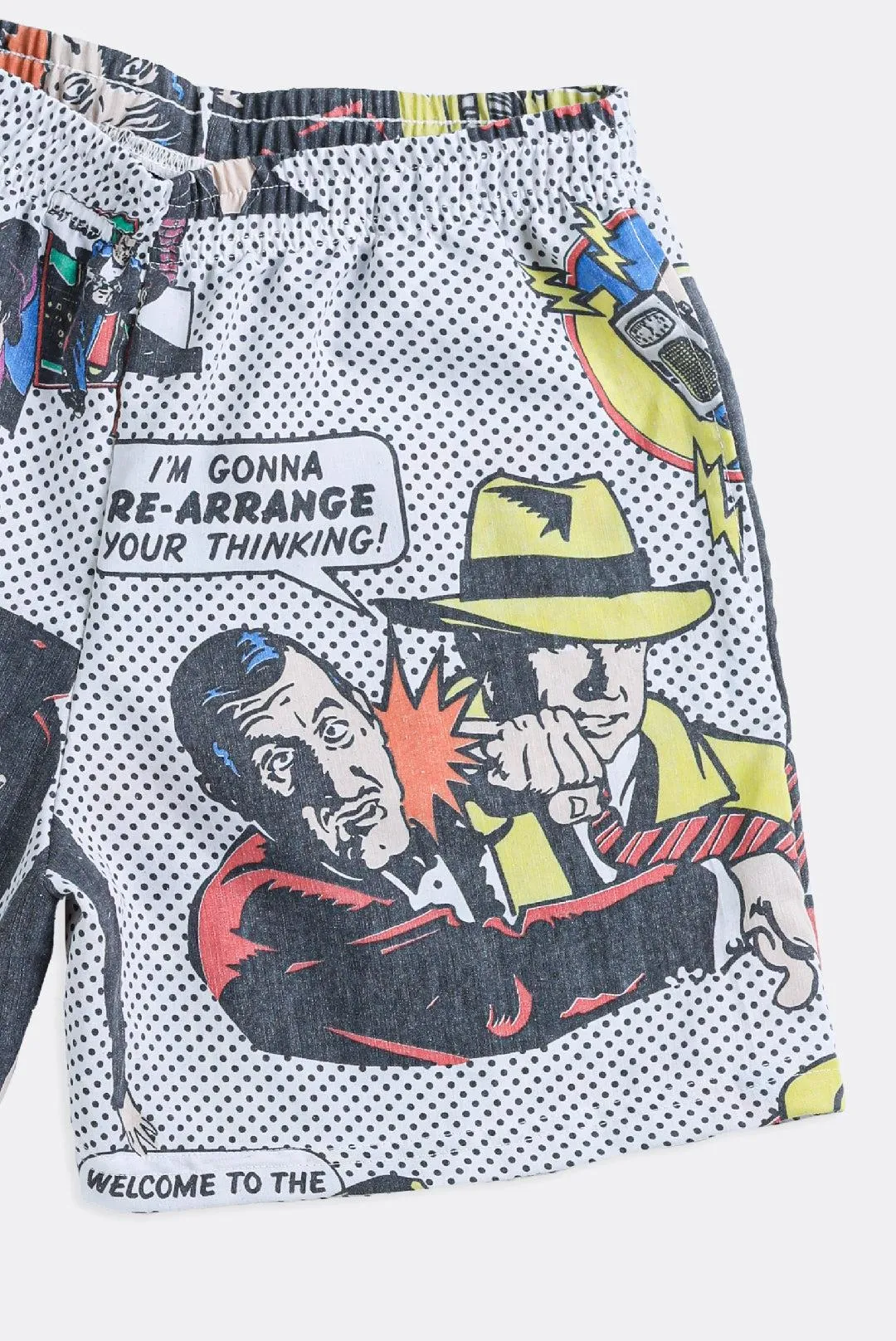 Unisex Rework Dick Tracy Boxer Shorts - XS, S Frankie