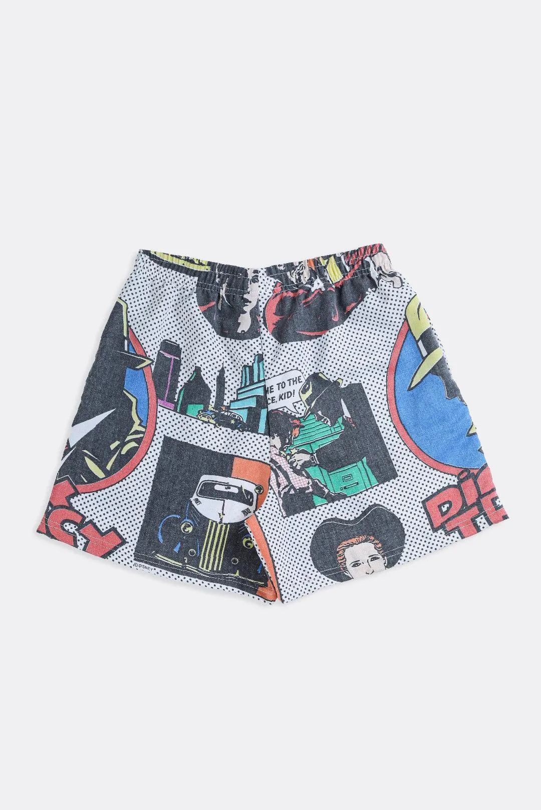 Unisex Rework Dick Tracy Boxer Shorts - XS, S Frankie