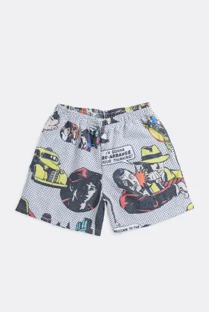 Unisex Rework Dick Tracy Boxer Shorts - XS, S Frankie