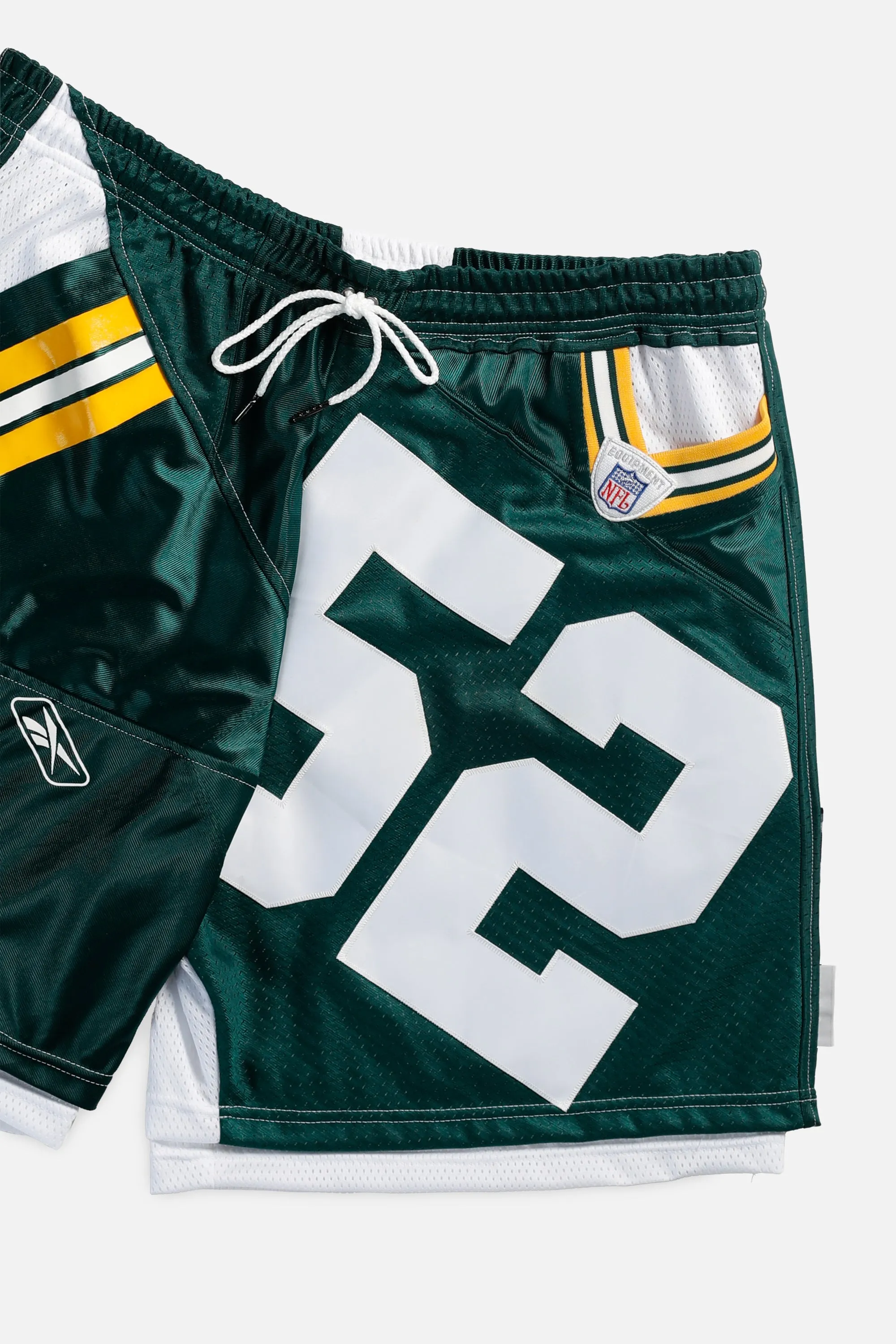 Unisex Rework Green Bay Packers Jersey Shorts - XXL Frankie