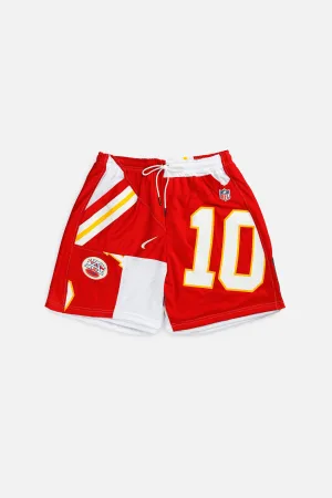 Unisex Rework Kansas City Chiefs NFL Jersey Shorts - L Frankie