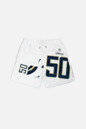 Unisex Rework LA Chargers NFL Jersey Shorts - XL Frankie