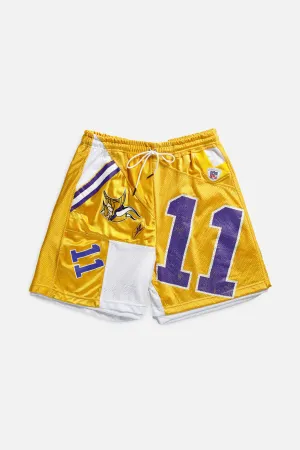 Unisex Rework Minnesota Vikings Jersey Shorts - L Frankie
