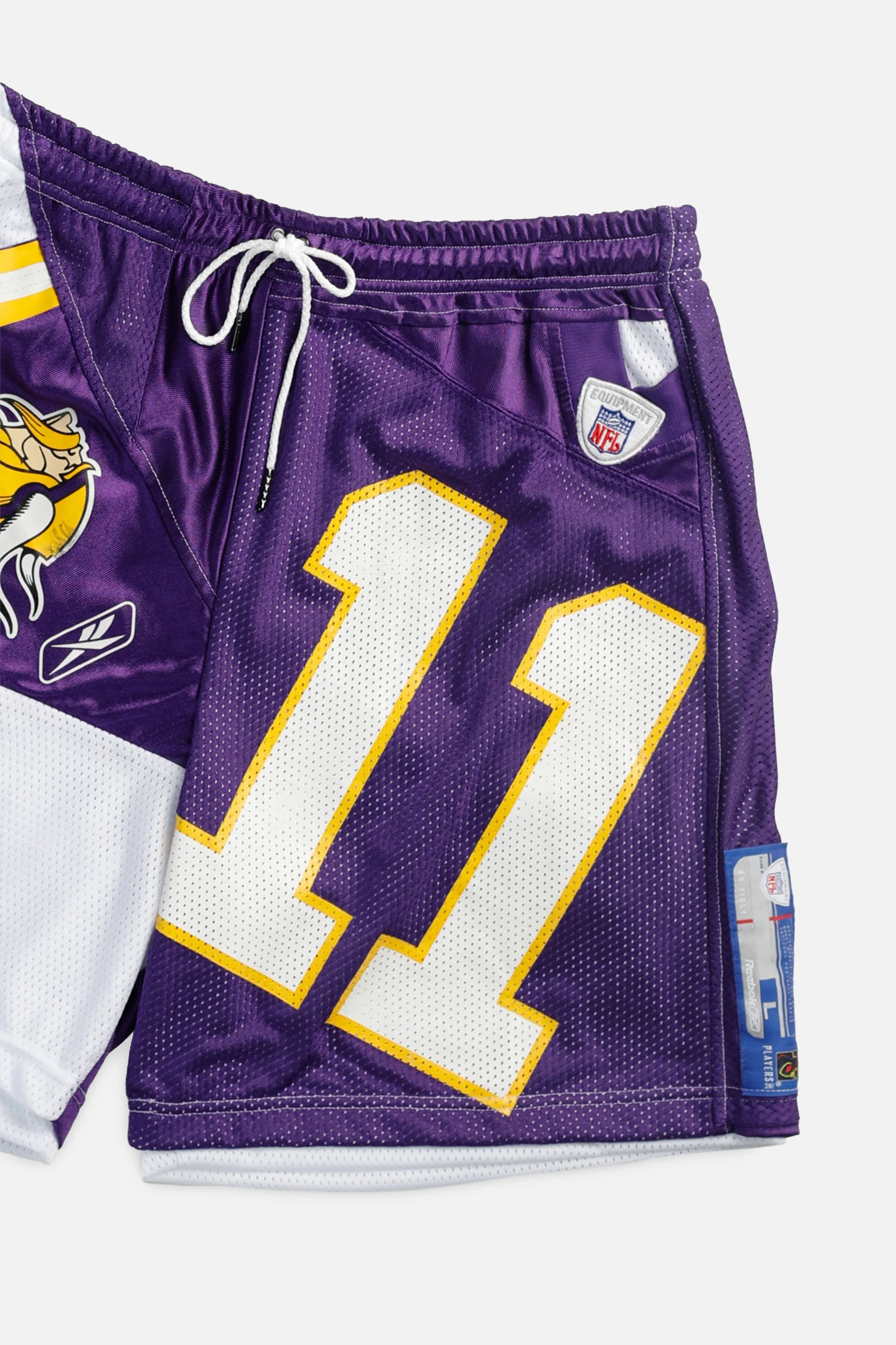Unisex Rework Minnesota Vikings NFL Jersey Shorts - XL Frankie