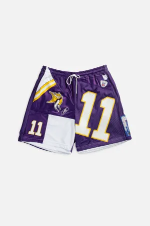 Unisex Rework Minnesota Vikings NFL Jersey Shorts - XL Frankie