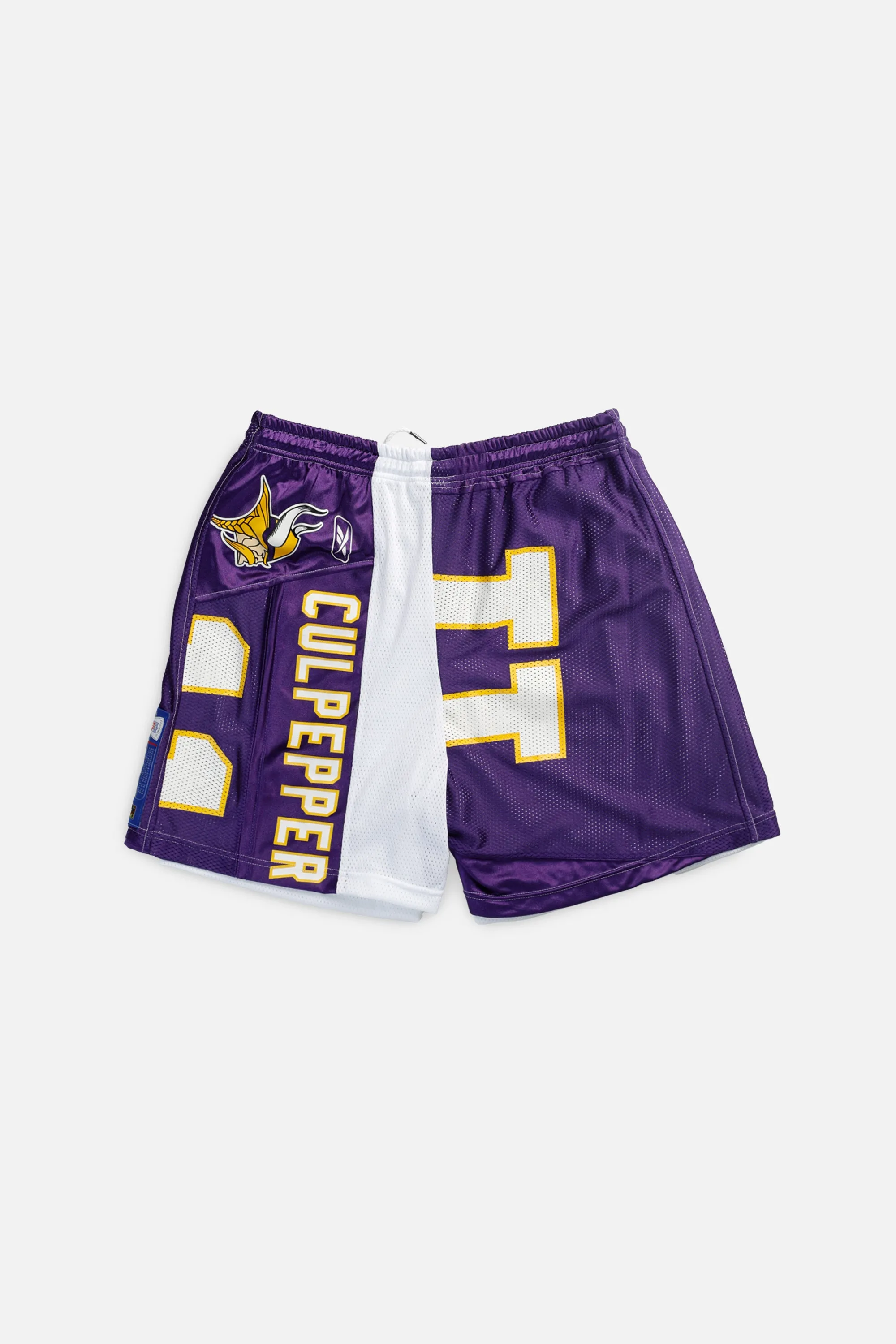 Unisex Rework Minnesota Vikings NFL Jersey Shorts - XL Frankie